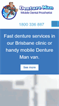Mobile Screenshot of dentureman.com.au